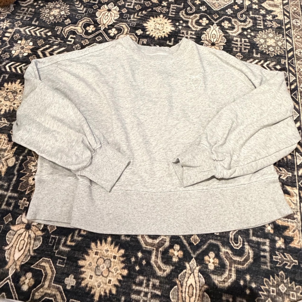 Aerie Light Gray Knit Top